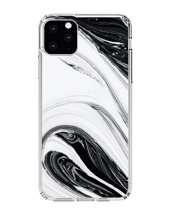 Hey Casey! Black Swirl Phone Case for iPhone Samsung Huawei