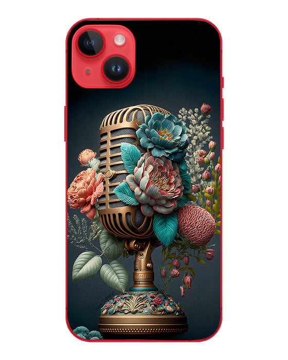 Hey Casey! Floral Mic Night Phone Case for iPhone Samsung Huawei