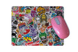 Hey Casey! Sticker Bomb Mouse Pad