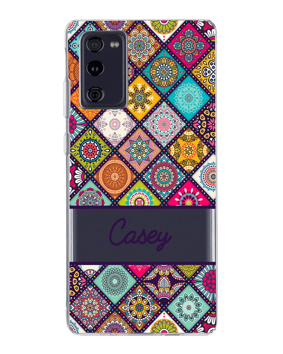 Hey Casey! Mandala Patchwork Phone Case for iPhone Samsung Huawei