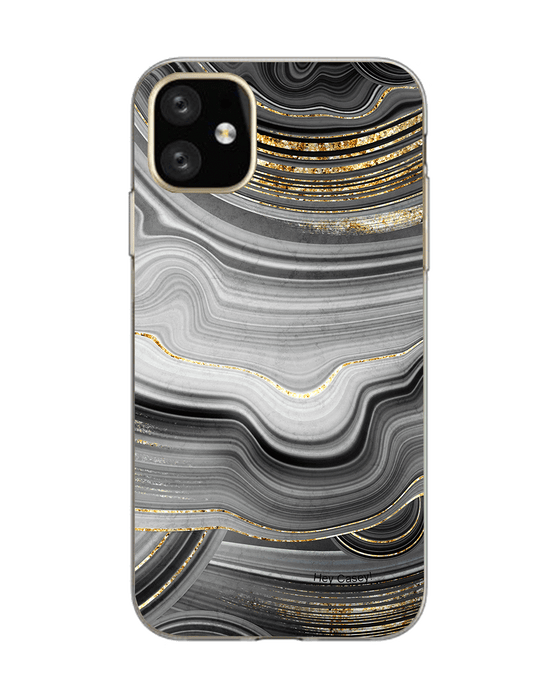 Hey Casey! Black Agate Phone Case for iPhone Samsung Huawei