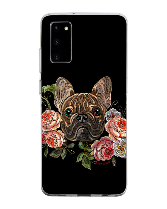 Hey Casey! Floral Frenchie Phone Case for iPhone Samsung Huawei