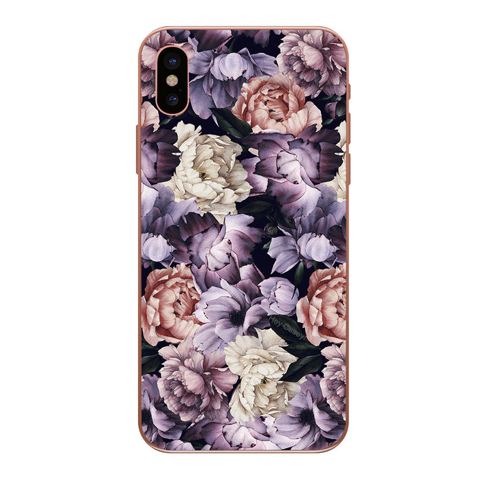 Hey Casey! Purple Peonies Phone Case for iPhone Samsung Huawei
